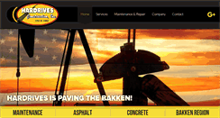 Desktop Screenshot of hardrives-asphalt.com